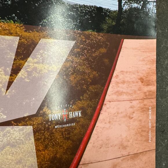 Signed Tony Hawk Poster 24x18 Jody Morris Vert Ramp Vintage Official Merchandise - Picture 3 of 6